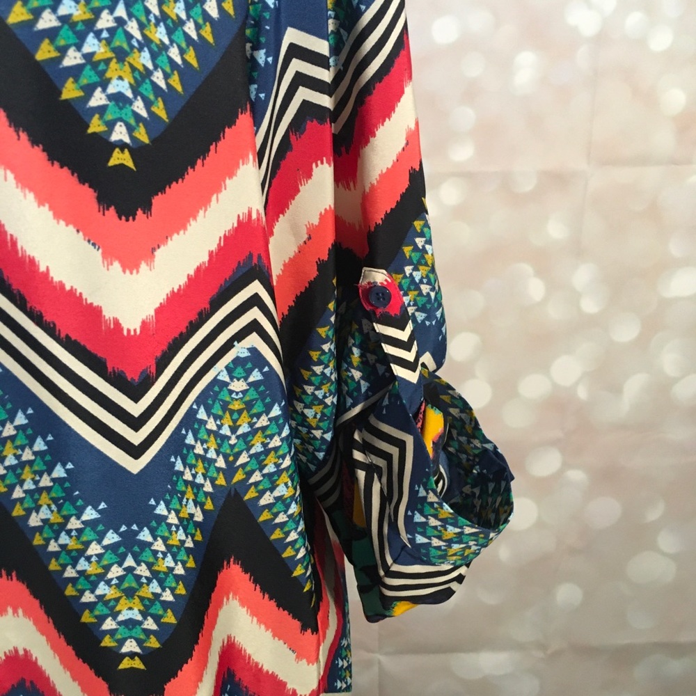 Collective Concepts Multicolored Abstract Dress - image 7